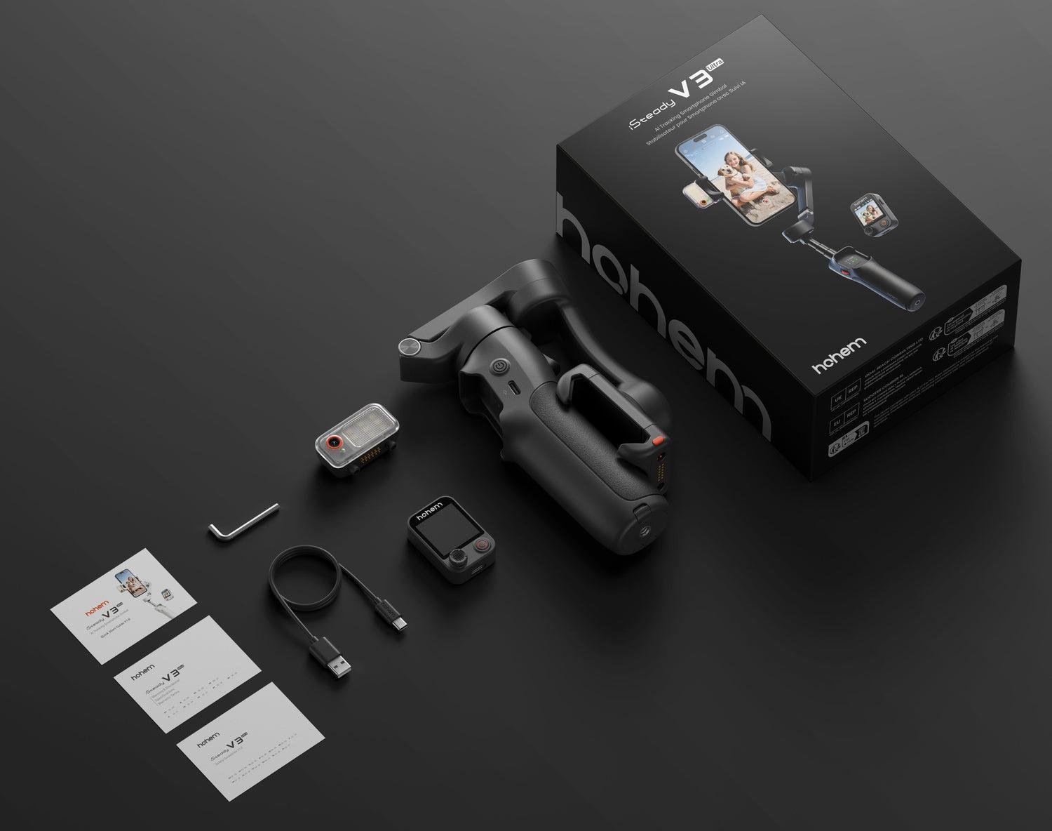Hohem iSteady V3 Ultra | AI Tracking Smartphone Gimbal