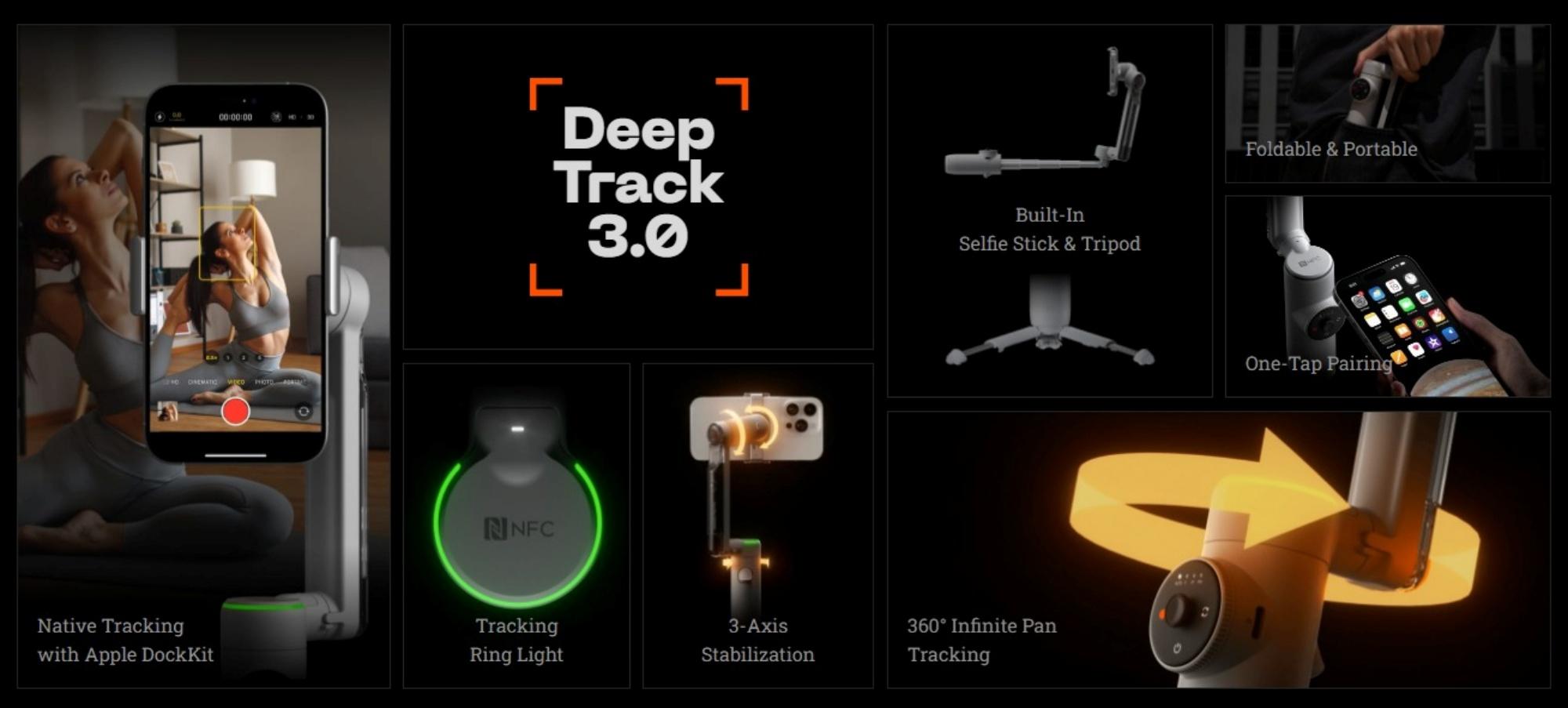 Insta360 Flow Pro | AI Tracking Smartphone Gimbal