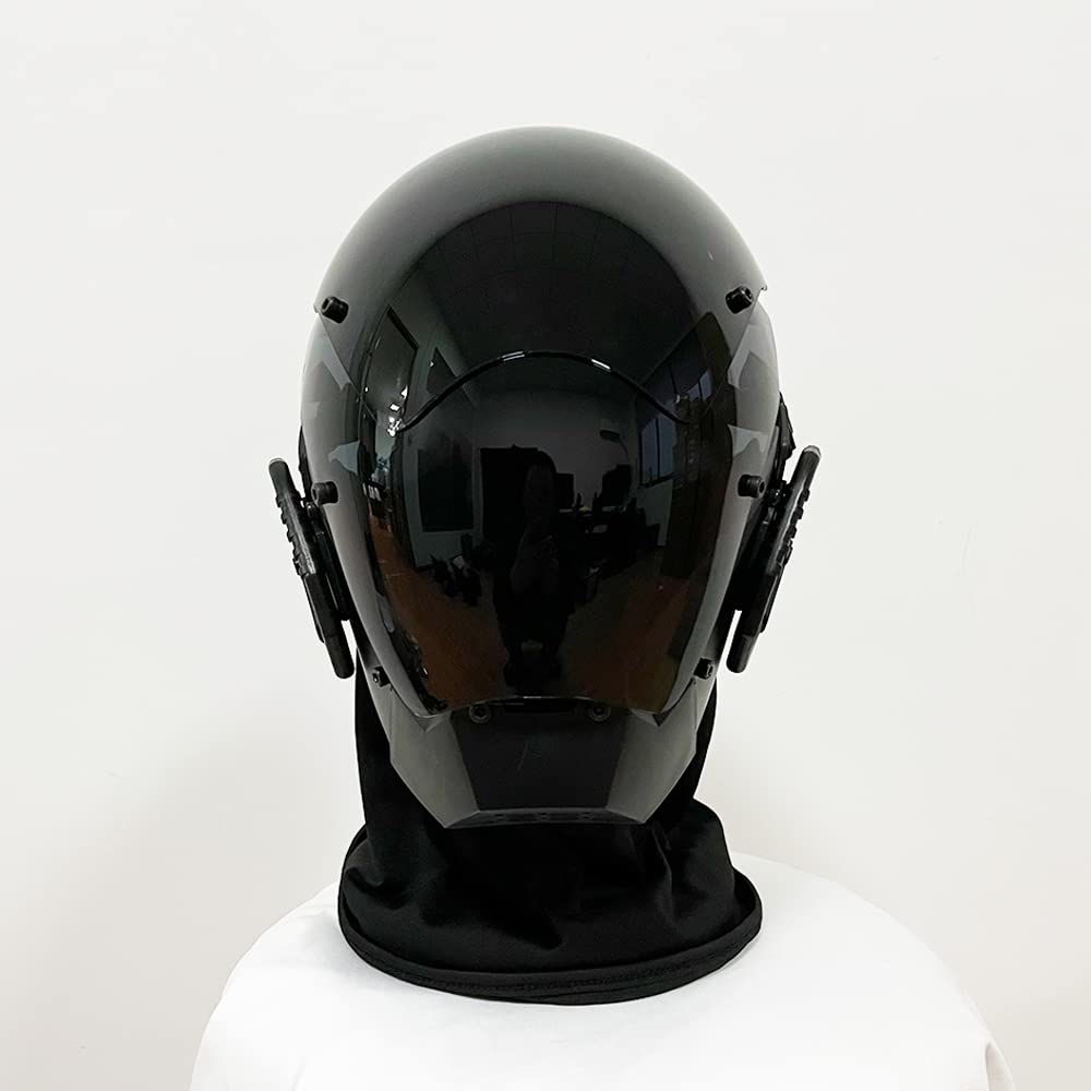 Futuristic Cyberpunk Full-Face Helmet – Techwear Cosplay Mask/ Men's Punk Cosplay Mask