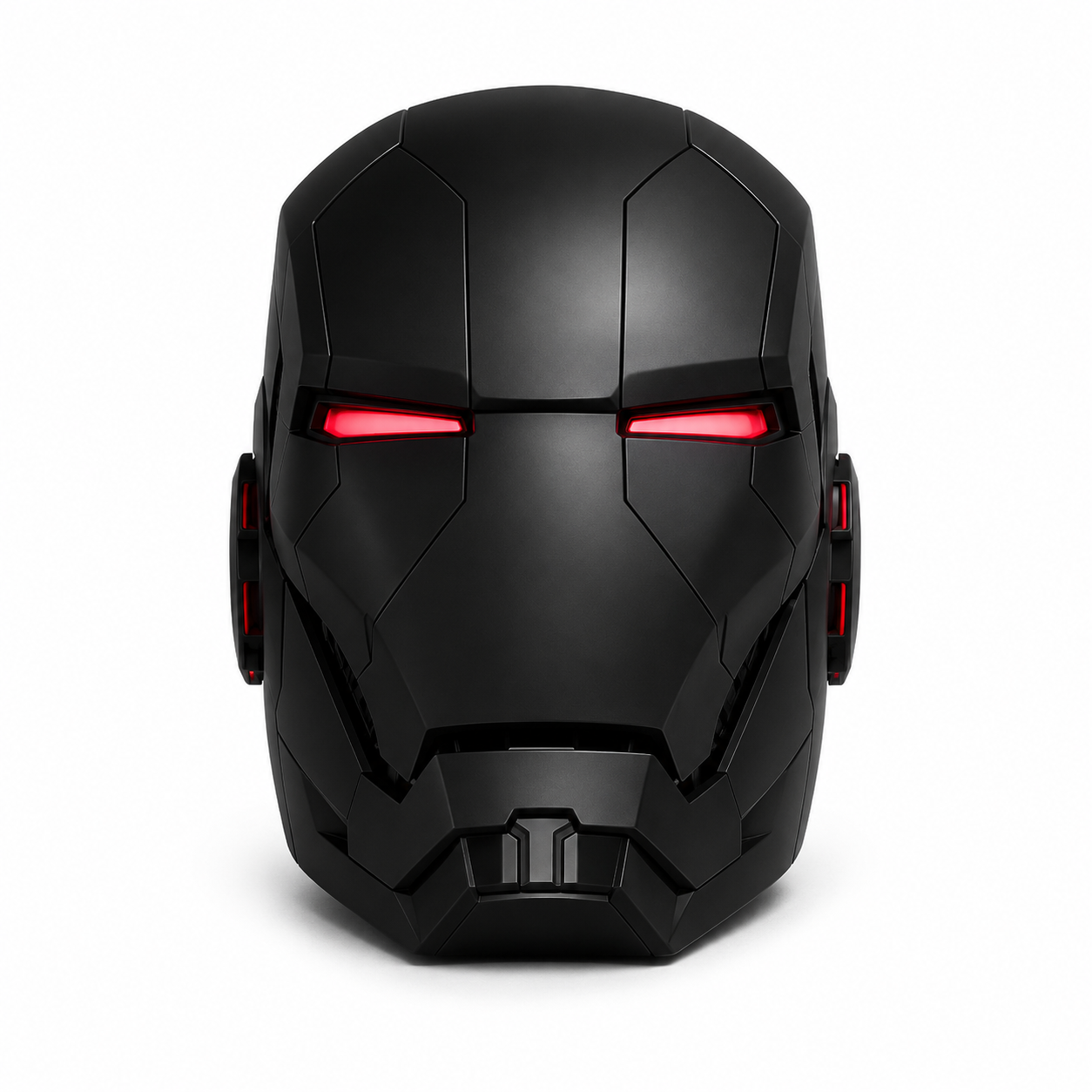 Iron Hero Black Cyber Helmet MK 5  | LED Smart Cosplay Mask